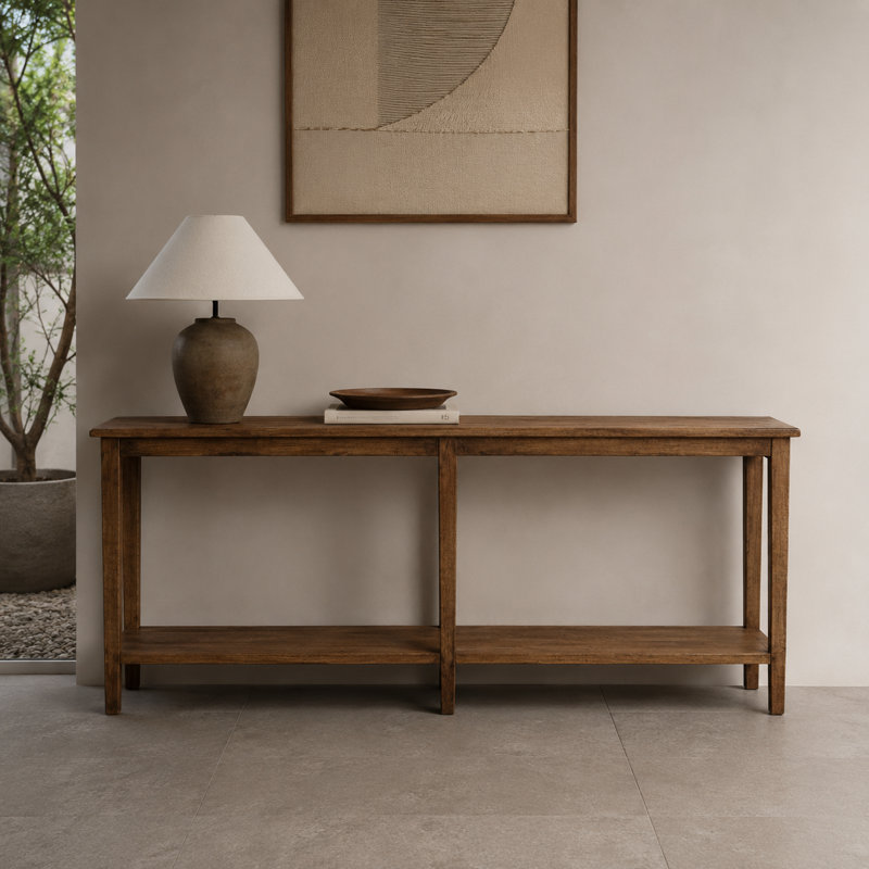 Lilian II 71" Wide Console Table, Antique Natural