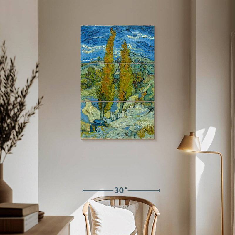 Harnek The Poplars At Saint Remy, 57" H x 36" W