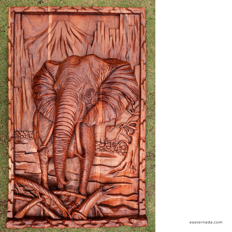 Handmade Wall Decor on Solid Wood