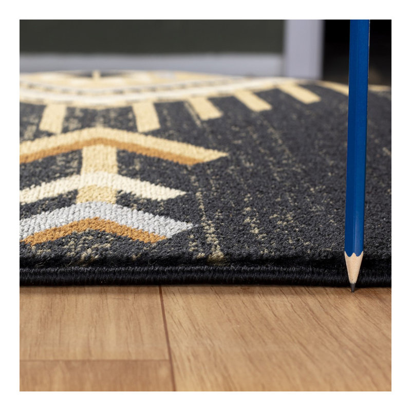 Tapis tribal sud-ouest Trib_SG_YLS4001, Rectangle 5 pi 3 po x 7 pi 3 po
