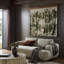 Toile Tapestry With Hanger-Toile Moss