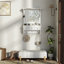 Meuble-lavabo flottant avec grand miroir et tiroir