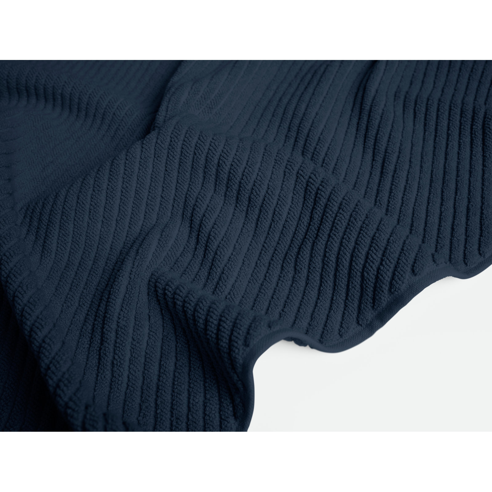 Air Weight Organic 100% Organic Cotton Bath Mat, Midnight Indigo