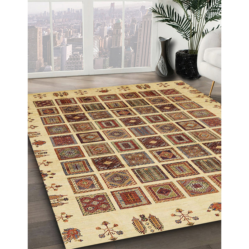 Tapis abstrait moderne 658, Carré 8 pi
