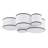 5-Light Cluster Drum Flush Mount Ceiling Light-1803727859