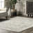 Almirka Medallion Runner Rug for Living Room Bedroom Dining Room Entryway Hallway Kitchen, Ivory/Grey-974537716