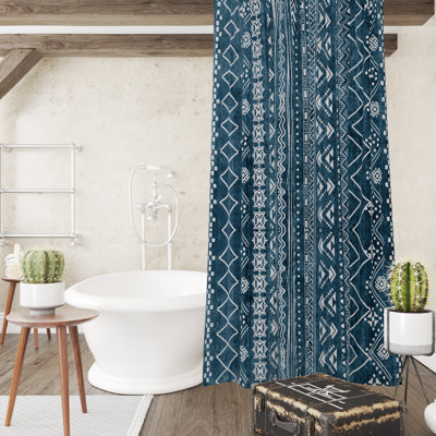 Geometric Shower Curtain