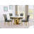 Ridgefield 4 - Person Marble Top Pedestal Dining Set-1485184958