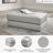 Ehitan Upholstered Ottoman