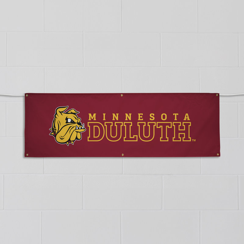 Vinyl Banner - NCAA Licensed, Red Minnesota Duluth Bulldogs