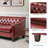 Raeburn 82.28" Wide Genuine Leather Sofa With Sloped Arms-70583519
