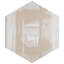 Carreau de sol et de mur en porcelaine aspect pierre 14 po x 16 po Palazzo Hex-72356077