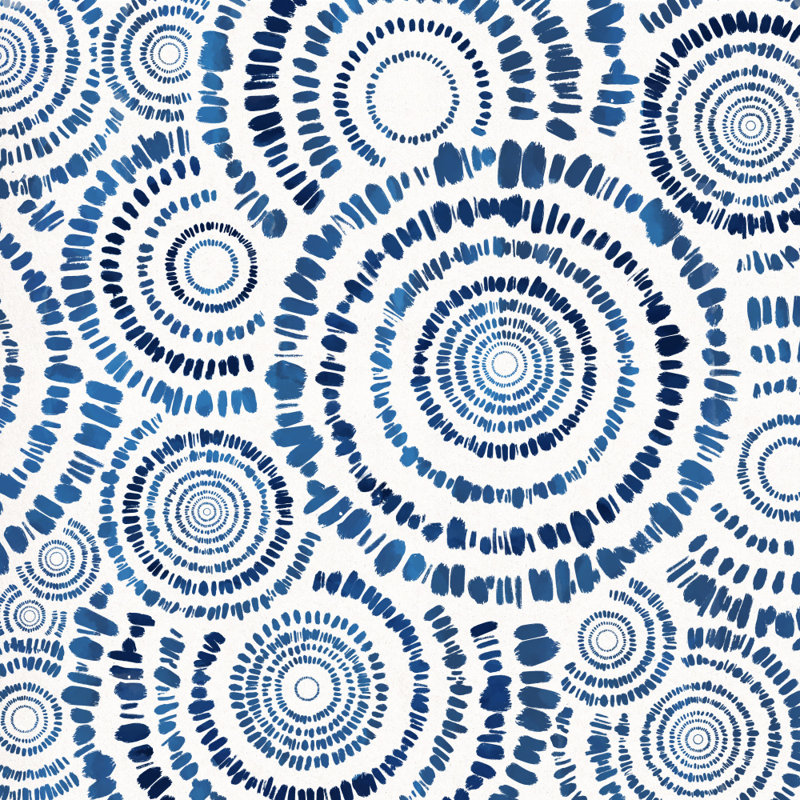 Wrapped Canvas Print, Blue, 121.92 cm H x 121.92 cm W