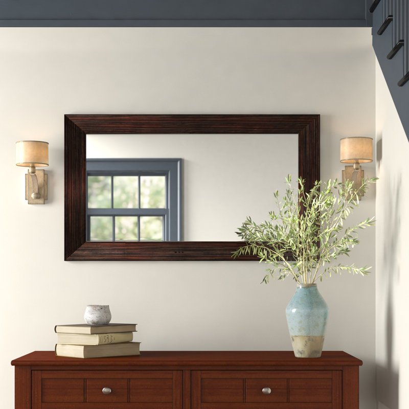 Miroir décoratif vénitien moderne et contemporain Heatherly, H 57,75 po x l 30,75 po