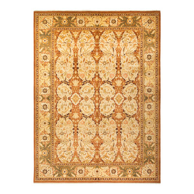 Keenan One-of-a-Kind 10' 3" X 13' 10" 2000s Wool Area Rug in Brown