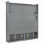 Lit escamotable mural Murphy avec tablettes supérieures et USB-1610735549