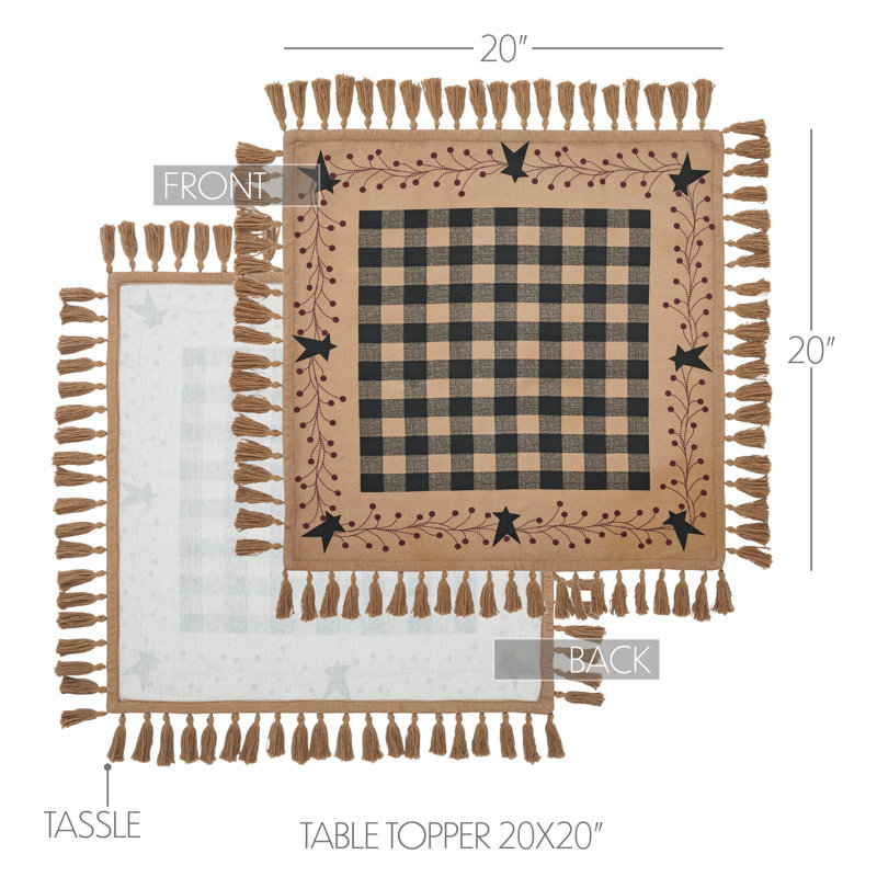Linge de table Vinestar, Carré 20 po
