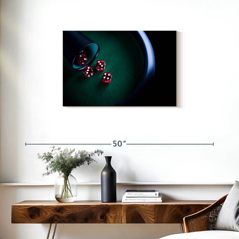 Senne Poker Dice, 20" H x 30" W
