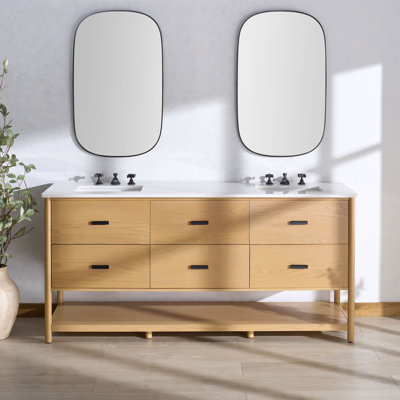 Meuble-lavabo double 72 po Kaplan