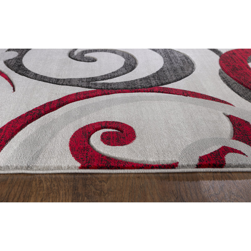 Brume Abstract Indoor Rug, Rectangle 5' x 7'