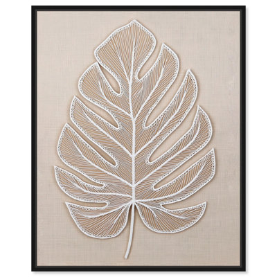 Toile de lin II, art côtier élégant par Art Remedy