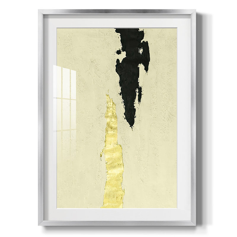 Twin Canyons I - impression encadrée, Argent argent, H 28,5 po x l 20,5 po