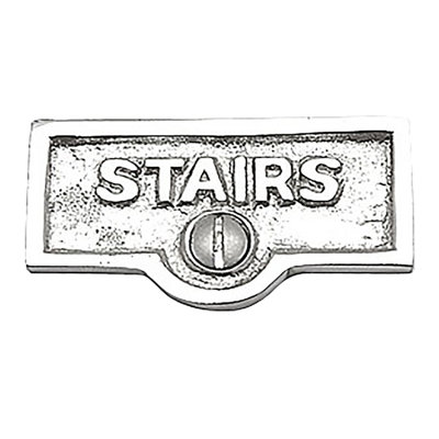 Plaque d'escalier