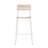 Commercial Solid Wood Bar Stool With Frame And Antique Finish-1212884510