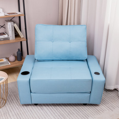 Fauteuil convertible capitonné l 41 po Cournoyer
