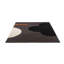 Wool Geometric Area Rug in Graphite/Black/Orange-63011421