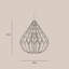 42cm H Cardboard / Paper Cone Pendant Shade