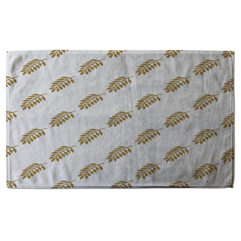 Cotton Floral Waffle Tea Towel Kitchen Towel