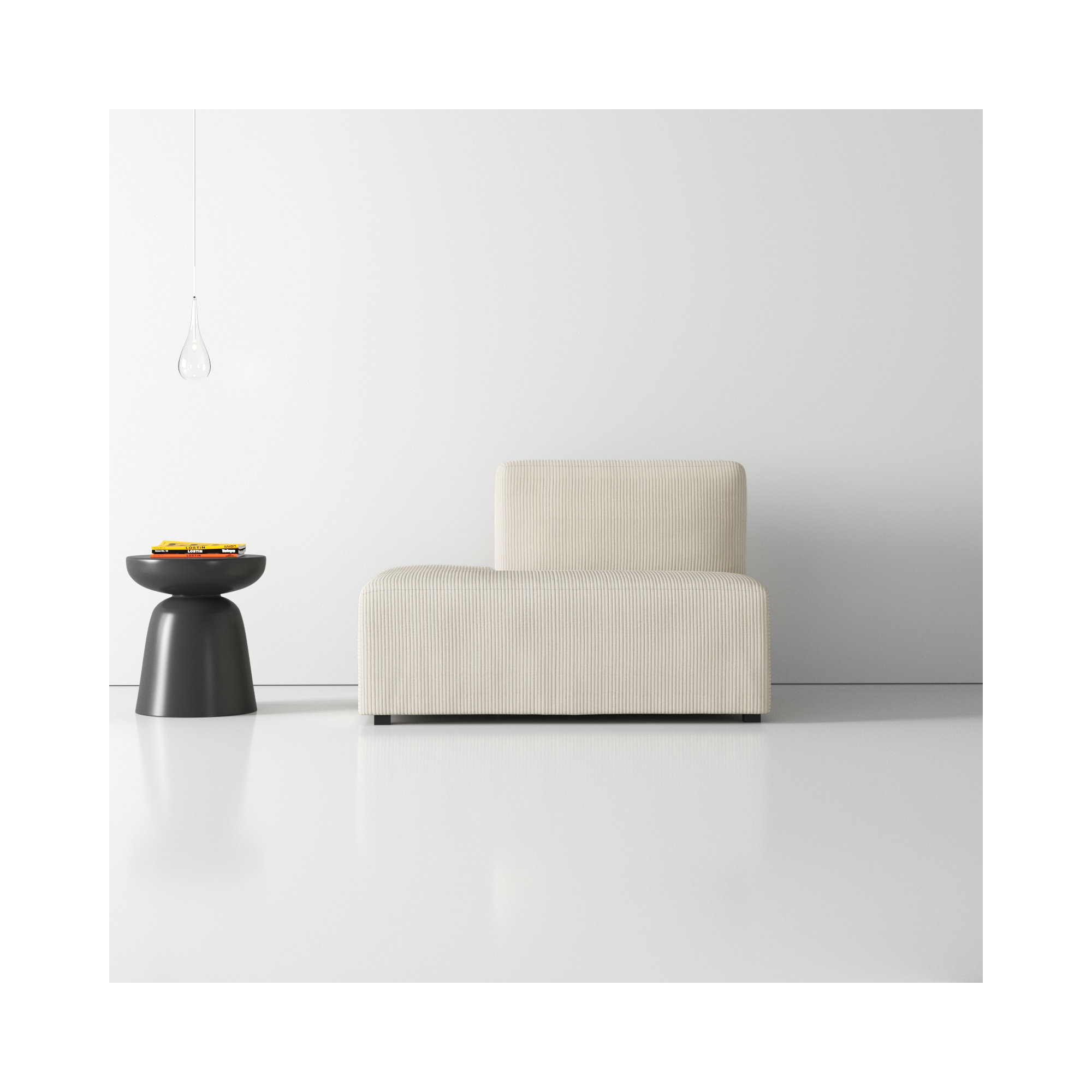 Winnie Upholstered Chaise Lounge, Left Arm Chaise