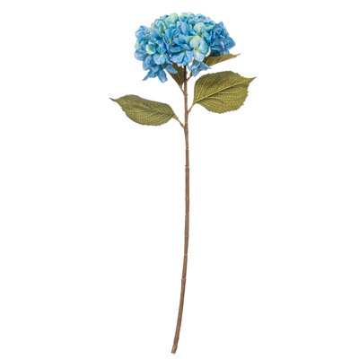 32.5" Blue Hydrangea Stem