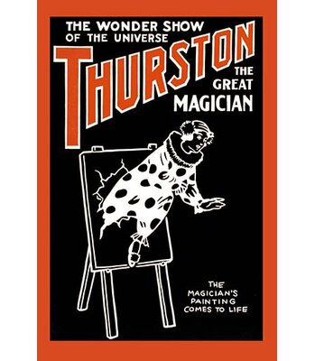 Painting to Life: Thurston the Great Magician' by National Ptg. & Eng. Co Vintage Advertisement -  Buyenlarge, 0-587-21628-xC2030