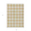 Tapis d'intérieur lavable à carreaux doré 5 pi x 8 pi