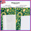 Rideaux vert à motif floral, voilages et voilages à motif floral - 1 panneau-688910624-688910630