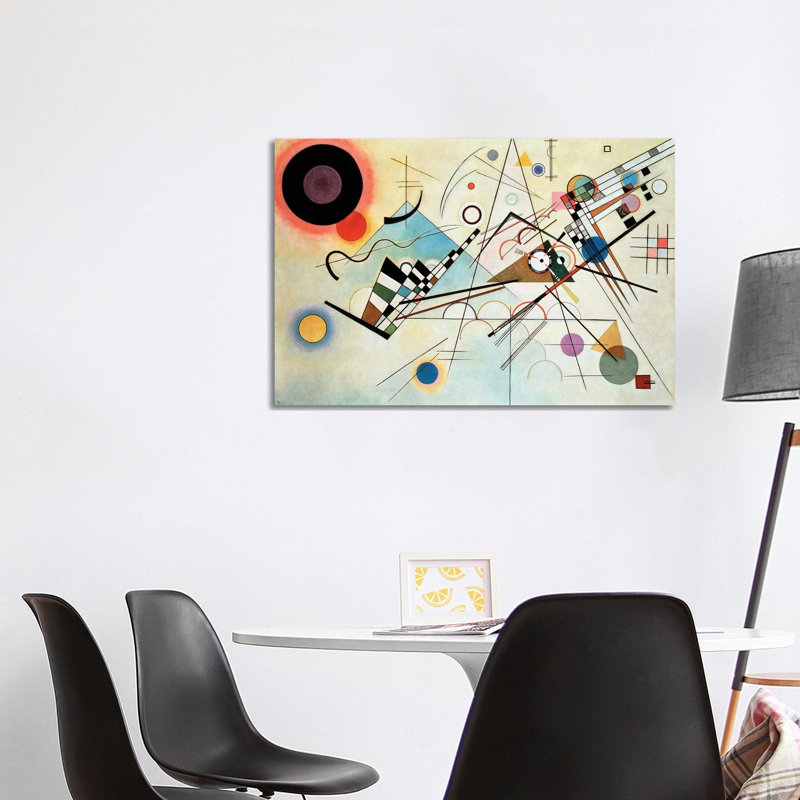 Composition VIII. 1923 by Wassily Kandinsky - Wrapped Canvas Gallery-Wrapped Canvas Giclée, 66.04 cm H x 101.6 cm W