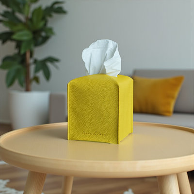 Modern PU Leather Tissue Box Cover