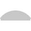 x 2-3 / 4 "P à arche de segment architectural 3 branches en PVC de qualité architecturale-41855505