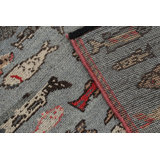 Rug & Kilim’S Custom Runner Rug In Blue With Colorful Fish Pictorials