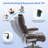 Mikial 500lbs Big and Tall Executive Office Chair - Breathable Leather, 3D Arms, & Air-Compressed Lumbar Support-2040137191