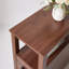 Table de bout à chargement rustique Enric avec tiroirs et ports USB-126137650