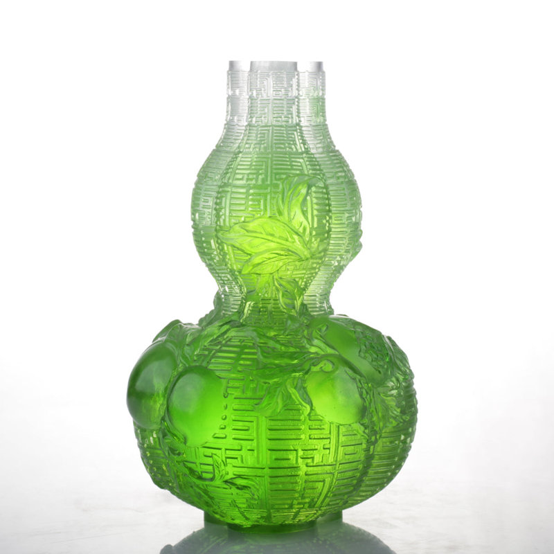 Sculpture en cristal Hulu Gourd, «Euphonie restreinte»