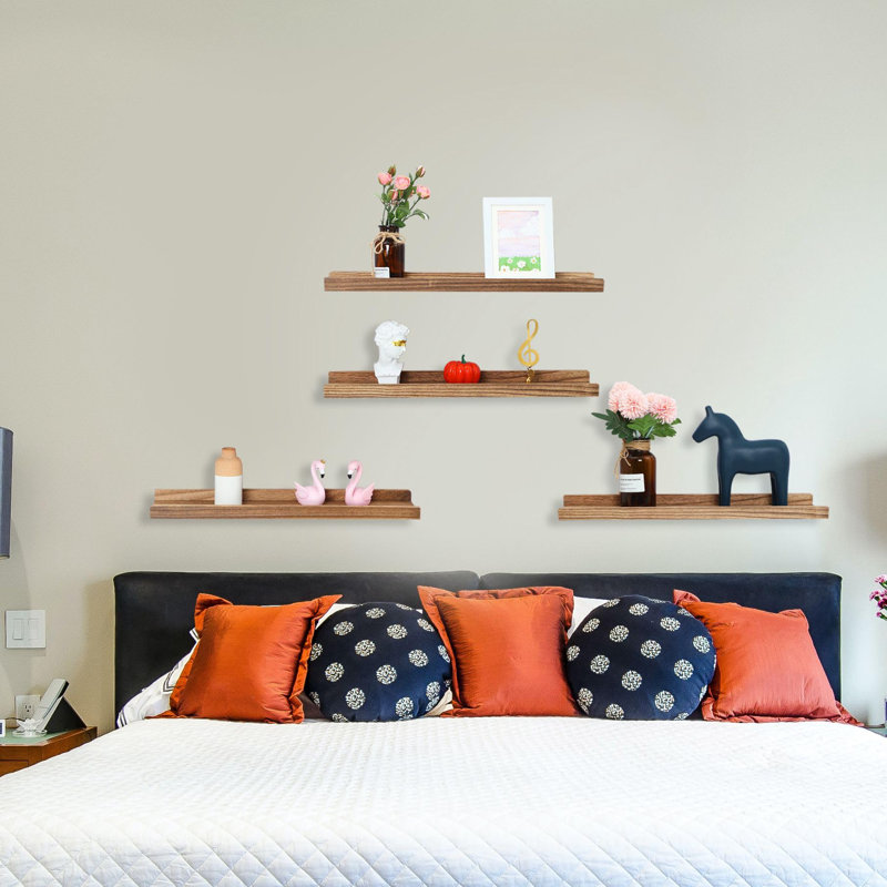 Akbez Wood Floating Shelf, 4.00cm H x 59.60cm W x 13.00cm D