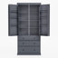 Grande armoire autoportante de 77 po avec 3 tablettes réglables Farmhouse Kitchen-1324490289