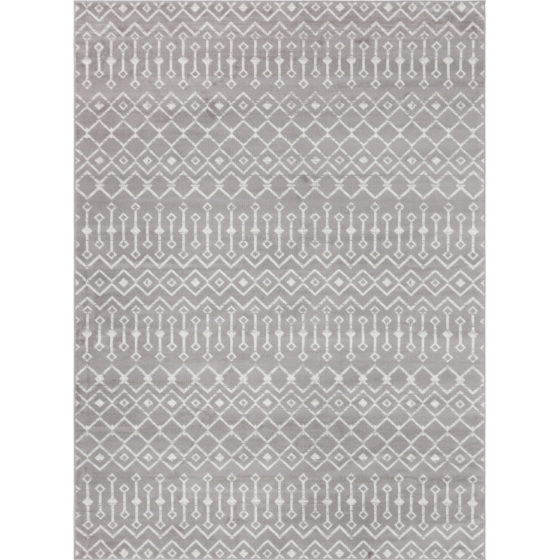 Peckler Geometric Indoor Rug, Rectangle 7'10" x 11'