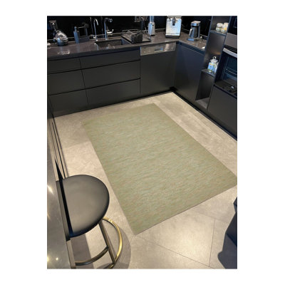 Machine Washable Straw Plain Creative Woven Base Rug