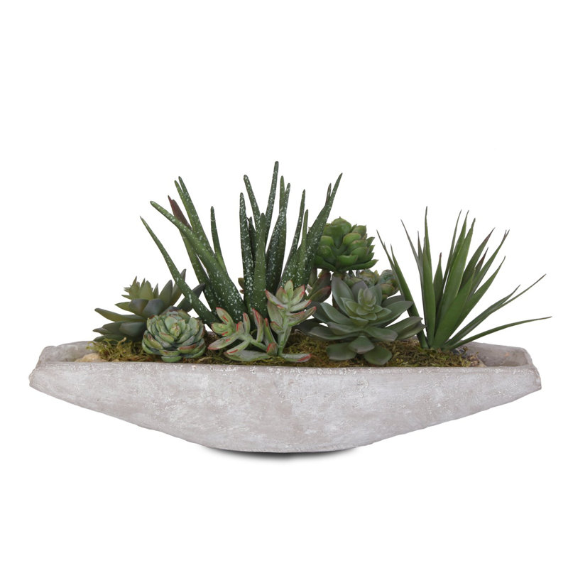 Ensemble de 5 plantes artificielles en pot