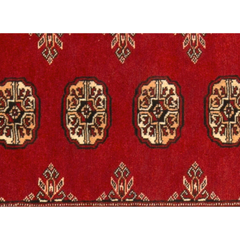 High-Quality Hand-Knotted Red Area Rug